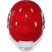 Patrick Mahomes Kansas City Chiefs Autographed Riddell Speed Authentic Helmet - Art by Rock On Sports