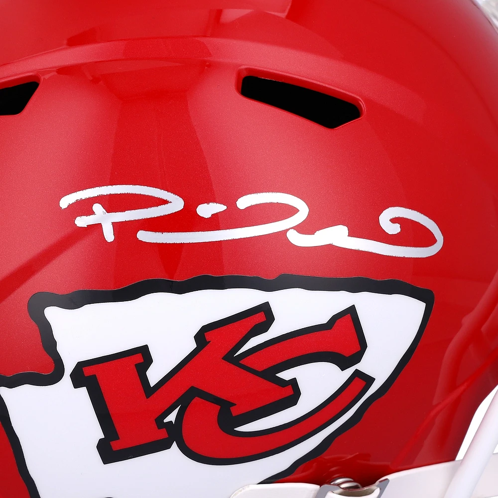 Casque réplique Riddell Speed ​​autographié par Patrick Mahomes des Kansas City Chiefs, champion du Super Bowl LVIII