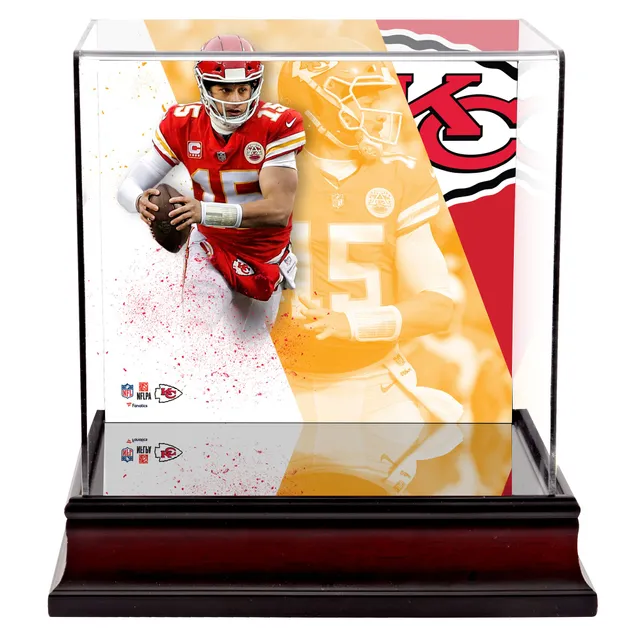 Patrick Mahomes Kansas City Chiefs Unsigned AFC Champions Trophy Photograph  