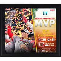 Kansas City Chiefs Patrick Mahomes Fanatics Authentic Framed 15 x