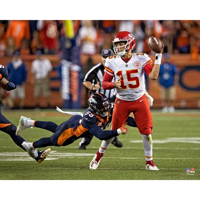 Patrick Mahomes Kansas City Chiefs Unsigned 2021 AFC Championship Action  Photograph