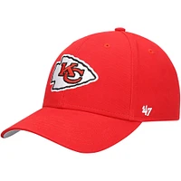 Casquette ajustable MVP de l'équipe de base des Chiefs de Kansas City préscolaire '47 rouge