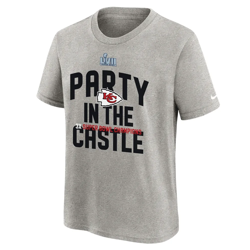 Lids Kansas City Chiefs Nike Women's Super Bowl LVII Champions Parade T- Shirt - Gray