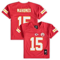 Maillot de joueur réplique rouge des Chiefs Kansas City Patrick Mahomes d'âge préscolaire