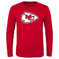 Preschool Red Kansas City Chiefs Primary Logo Long Sleeve T-Shirt