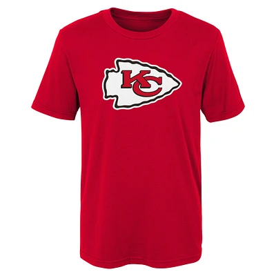 T-shirt préscolaire rouge Kansas City Chiefs avec logo primaire