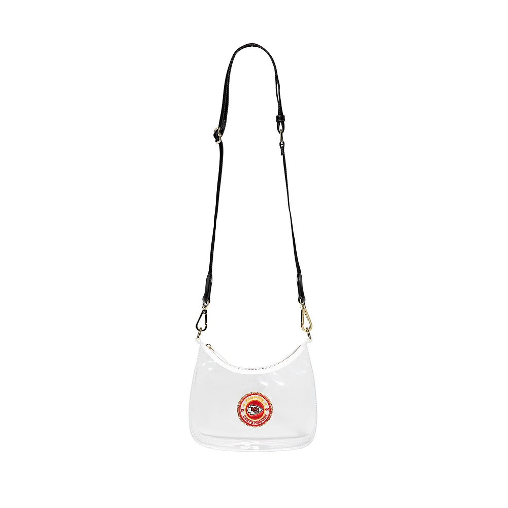 Stoney Clover Lane Kansas City Chiefs Clear Curved Crossbody