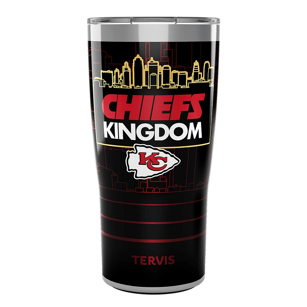 Tervis Kansas City Chiefs 20 oz. Gobelet en acier inoxydable avec couvercle coulissant Chiefs Kingdom