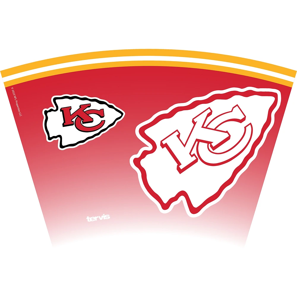 Tervis Kansas City Chiefs 24oz NFL 2 PACK Véritable et Forever Fan