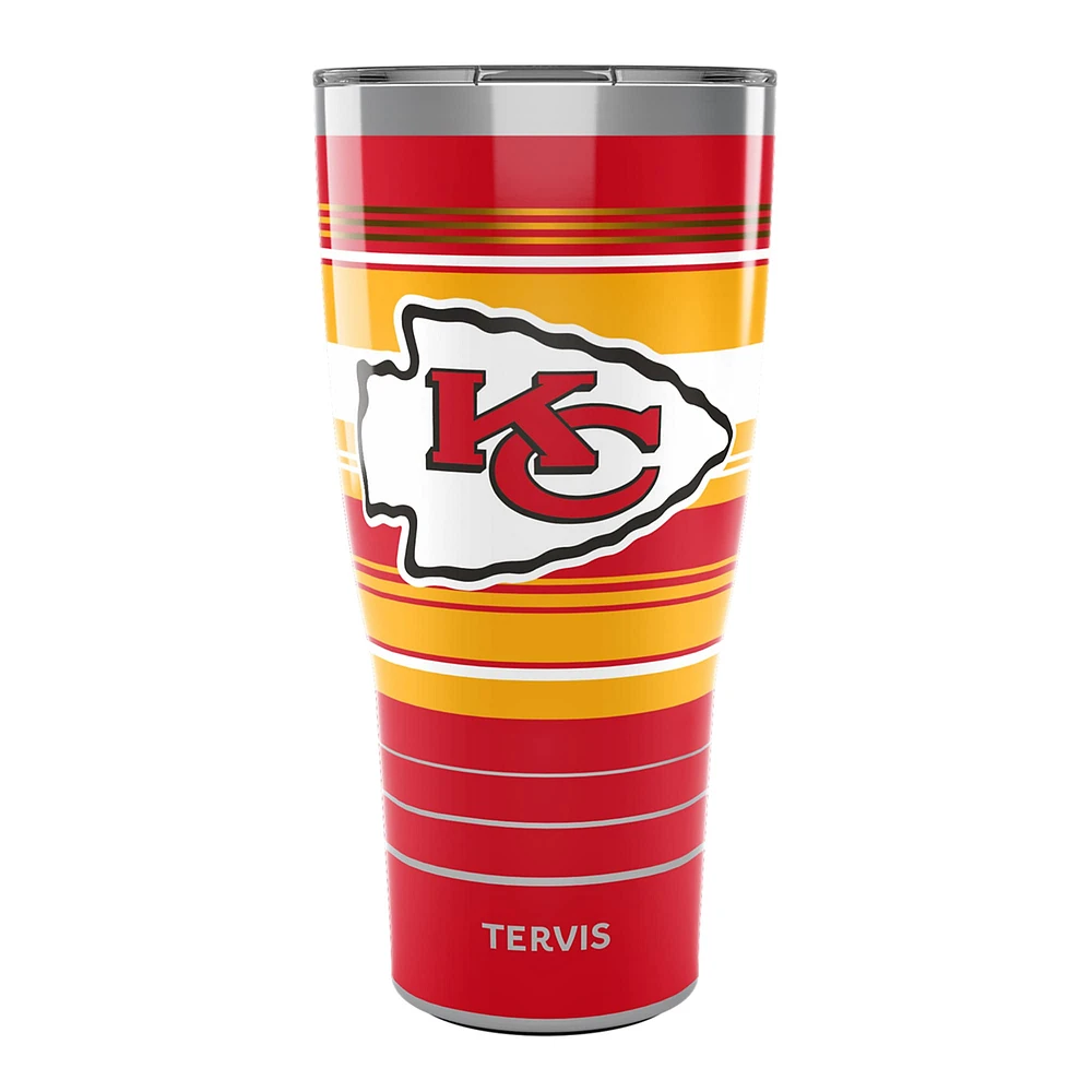 Tervis Kansas City Chiefs 30oz. Gobelet à rayures Hype