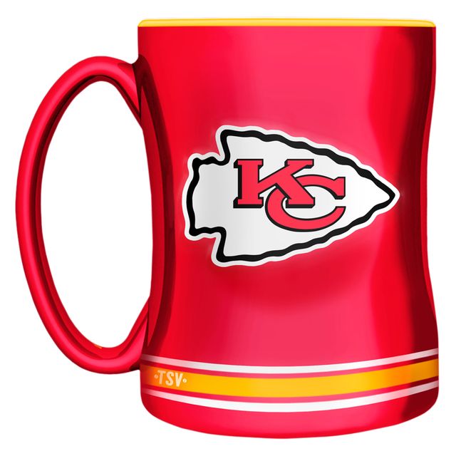 The Sports Vault Kansas City Chiefs - 14oz. Tasse sculptée