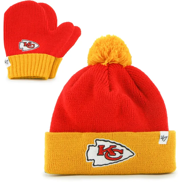 Lids Kansas City Chiefs '47 Toddler Bam Bam Cuffed Knit Hat with