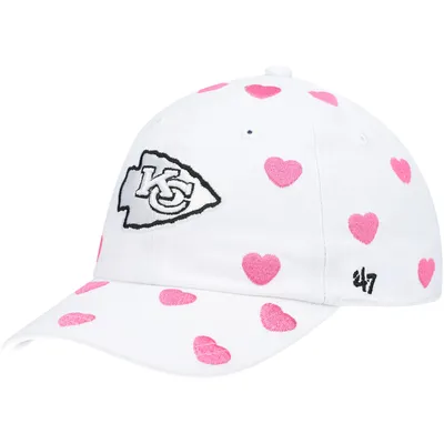 Kansas City Chiefs '47 Toddler Girls Surprise Clean Up Adjustable Hat - White