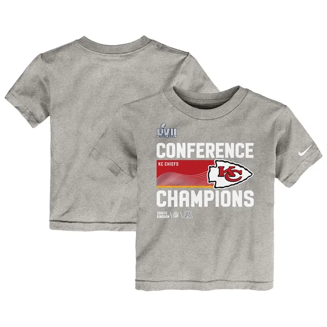 Toddler Nike Gray Philadelphia Eagles 2022 NFC Champions Locker Room Trophy  Collection T-Shirt