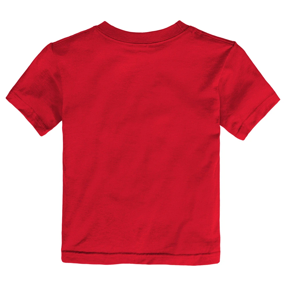 T-shirt Nike rouge pour tout-petit des Chiefs de Kansas City, huit fois champions la division Ouest l'AFC