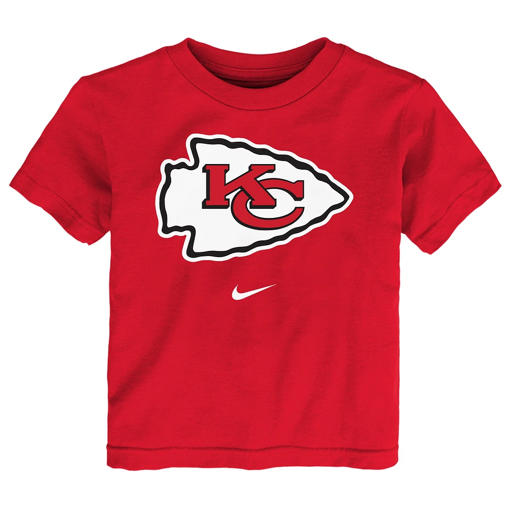 T-shirt Nike Kansas City Chiefs Logo rouge pour tout-petit