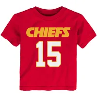 Outerstuff Kansas City Chiefs Patrick Mahomes Mainliner Player Name & Number T-Shirt L