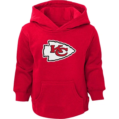 Sweat à capuche rouge avec logo des Chiefs de Kansas City pour tout-petit