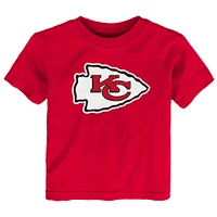 T-shirt rouge à logo principal des Chiefs de Kansas City pour tout-petit