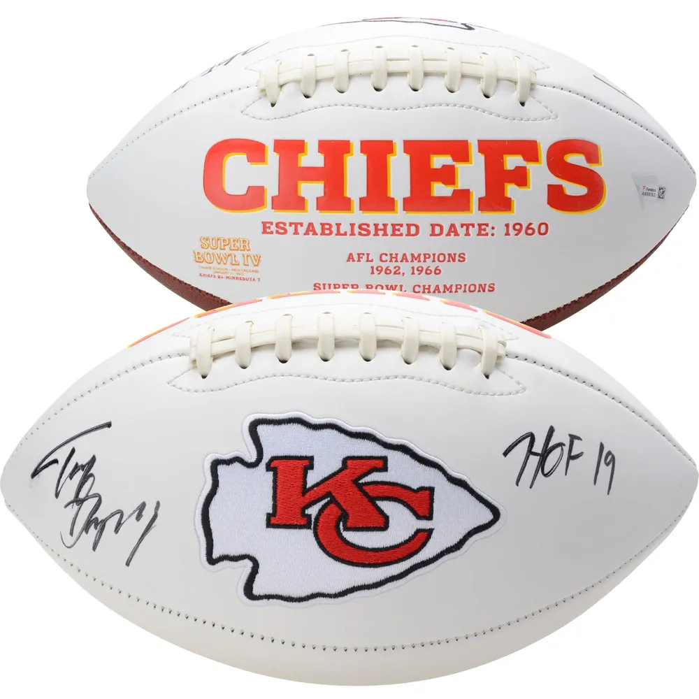 Lids Tony Gonzalez Kansas City Chiefs Fanatics Authentic Autographed White  Panel Football with 'HOF 19' Inscription