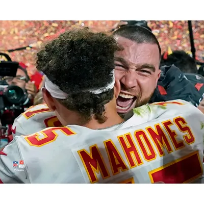 Travis Kelce Kansas City Chiefs Unsigned 2021 AFC Championship Action  Photograph