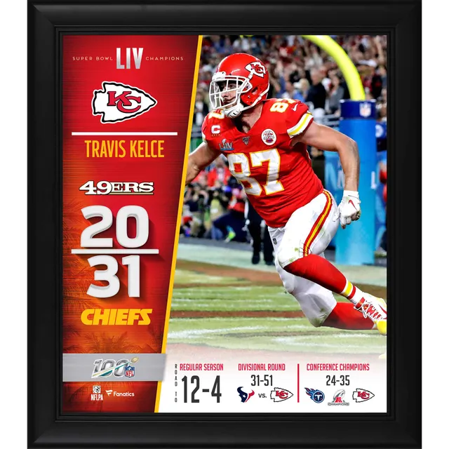 Kansas City Chiefs Framed 15 x 17 Team Threads Collage