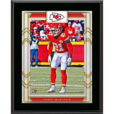 Plaque de joueur sublimée Trent McDuffie Kansas City Chiefs 10,5" x 13"