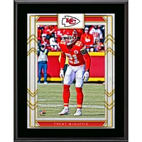 Plaque de joueur sublimée Trent McDuffie Kansas City Chiefs 10,5" x 13"