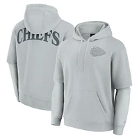 Sweat à capuche unisexe Fanatics gris Kansas City Chiefs Elements Sleek