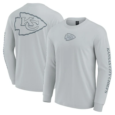 Unisex Fanatics  Gray Kansas City Chiefs Elements Strive Long Sleeve T-Shirt