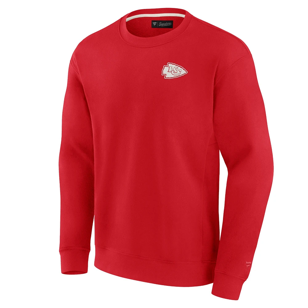 Sweat-shirt unisexe Fanatics rouge ultra doux des Kansas City Chiefs Elements