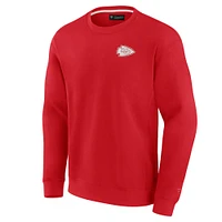 Sweat-shirt unisexe Fanatics rouge ultra doux des Kansas City Chiefs Elements