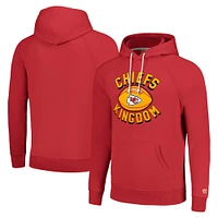 Unisex Homage Red Kansas City Chiefs Hyperlocal Raglan Pullover Hoodie