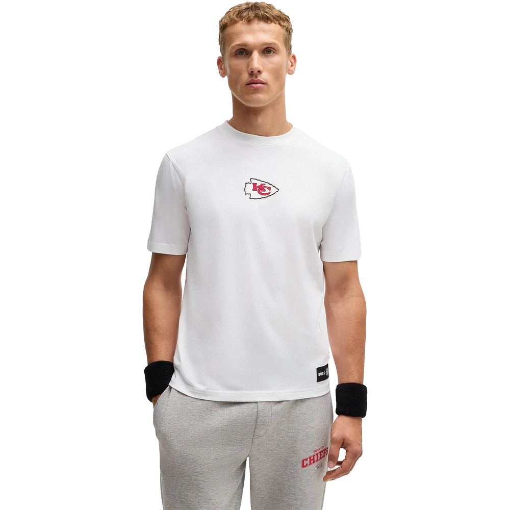 T-shirt unisexe blanc Hugo Boss Brady des Kansas City Chiefs