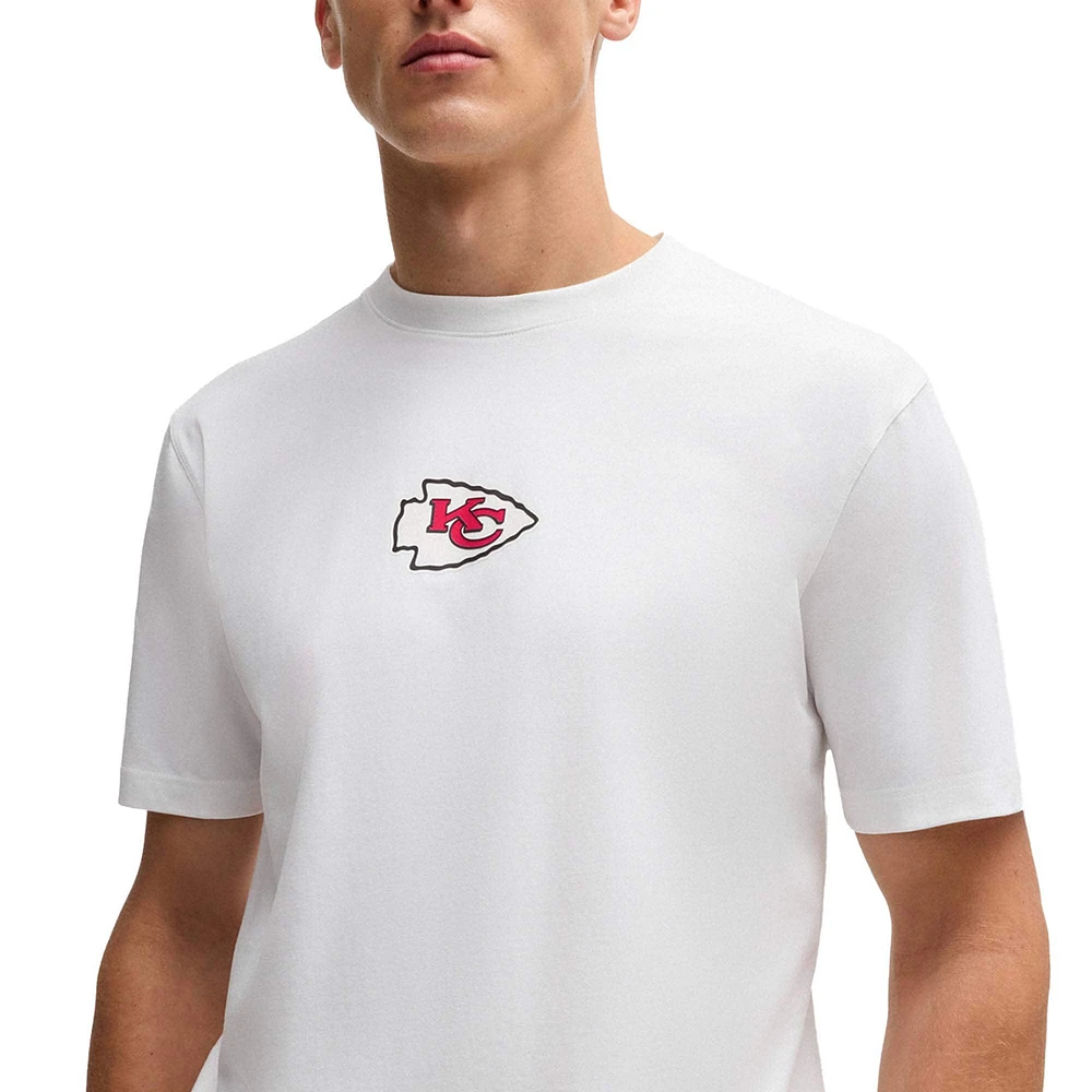 T-shirt unisexe blanc Hugo Boss Brady des Kansas City Chiefs