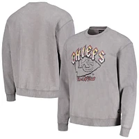 Sweat-shirt unisexe The Wild Collective, gris, Kansas City Chiefs, pull en détresse