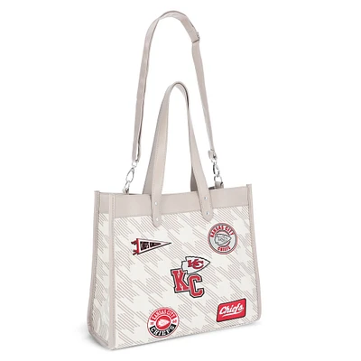 WEAR by Erin Andrews Kansas City Chiefs Patch Printed Tote Bag