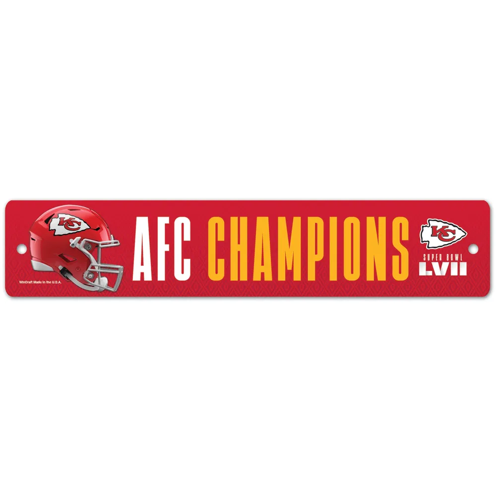 WinCraft Kansas City Chiefs 2022 AFC Champions Locker Room 22'' x 42''  Two-Sided Towel