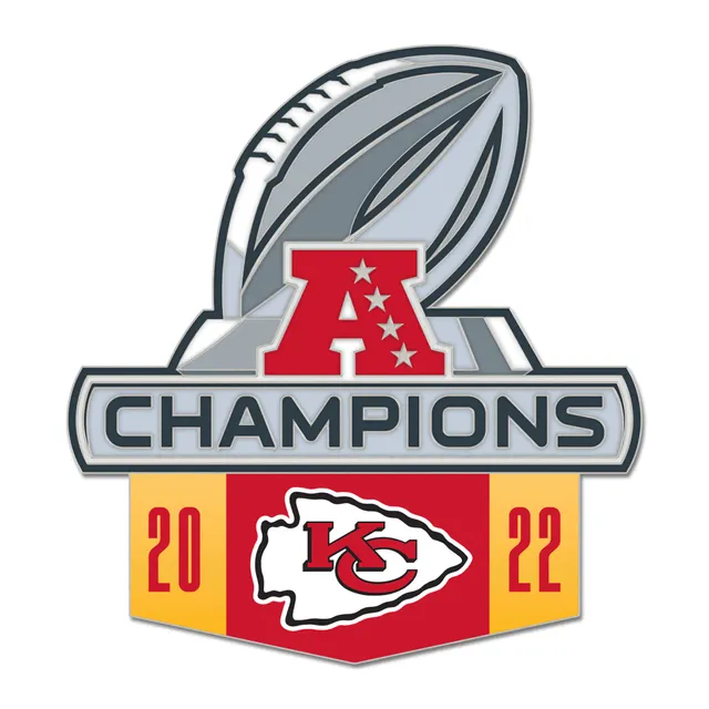 Lids Kansas City Chiefs WinCraft 2022 AFC Champions Metal Auto Emblem