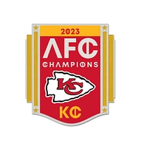 Pin de collection WinCraft Kansas City Chiefs 2023 AFC Champions