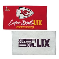 WinCraft Kansas City Chiefs 2024 AFC Champions Locker Room 22" x 42" Double-Sided Celebration Towel