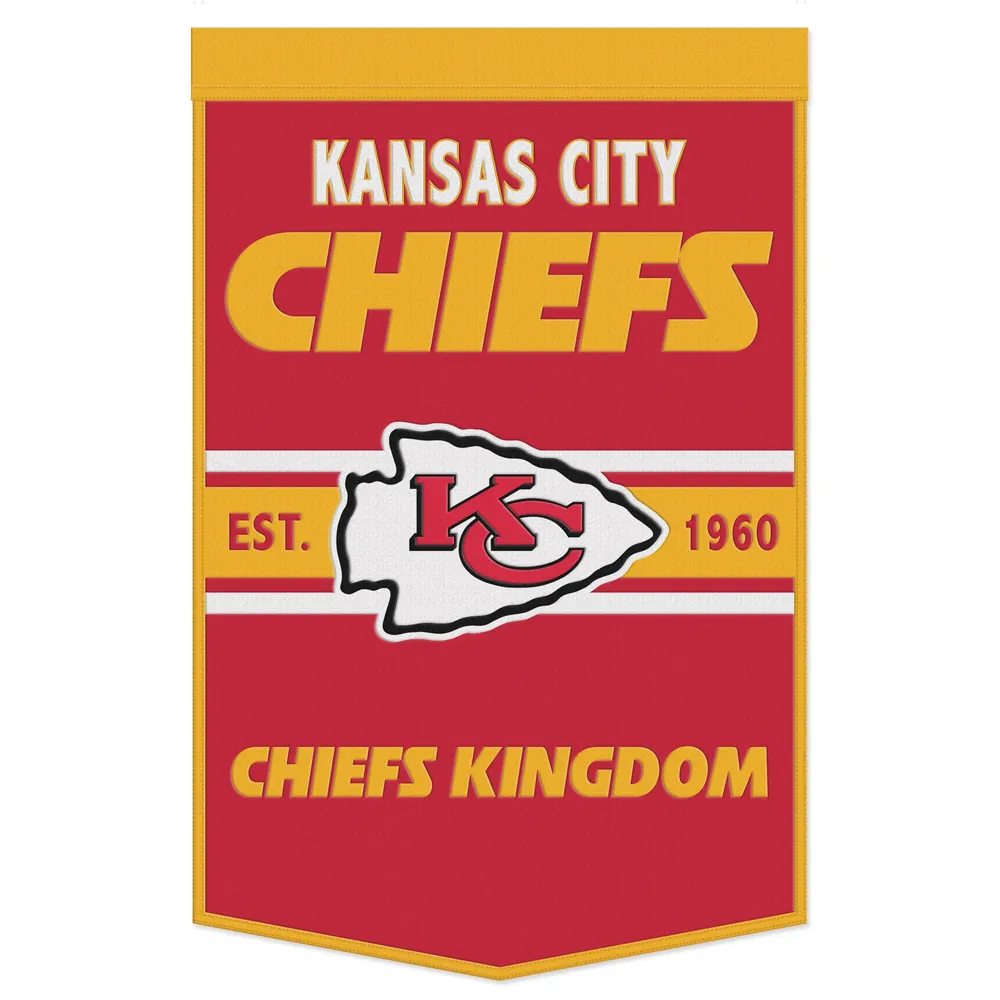 Lids Kansas City Chiefs WinCraft 24' x 38' Slogan Banner