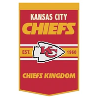 Bannière à slogan WinCraft Kansas City Chiefs 24" x 38"