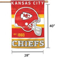 WinCraft Kansas City Chiefs 28" x 40" Single-Sided House Banner