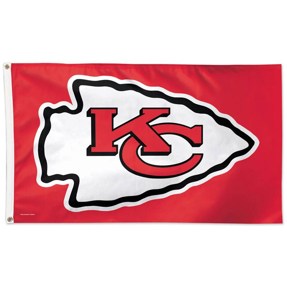 WinCraft Kansas City Chiefs 3' x 5' Deluxe - Single-Sided Flag