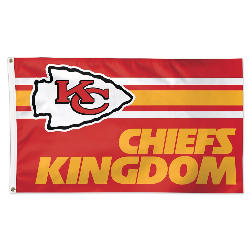 WinCraft Kansas City Chiefs 3' x 5' Slogan One-Sided Flag