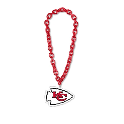 WinCraft Collier avec logo à grande chaîne des Chiefs de Kansas City