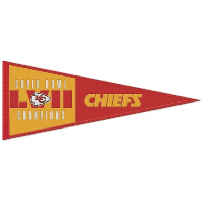 Kansas City Chiefs WinCraft Super Bowl LVII Champions 13" x 32" Wool Pennant