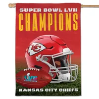 WinCraft Kansas City Chiefs Super Bowl LVII Champions 14 Round Wood Sign