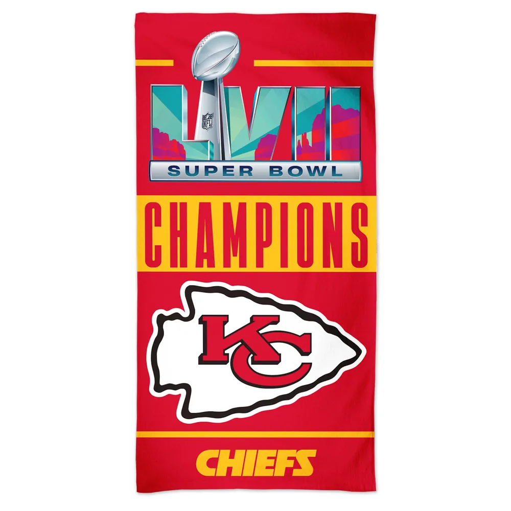 WinCraft Kansas City Chiefs Super Bowl LVII Champions 15'' x 18'' Spectra  Rally Towel